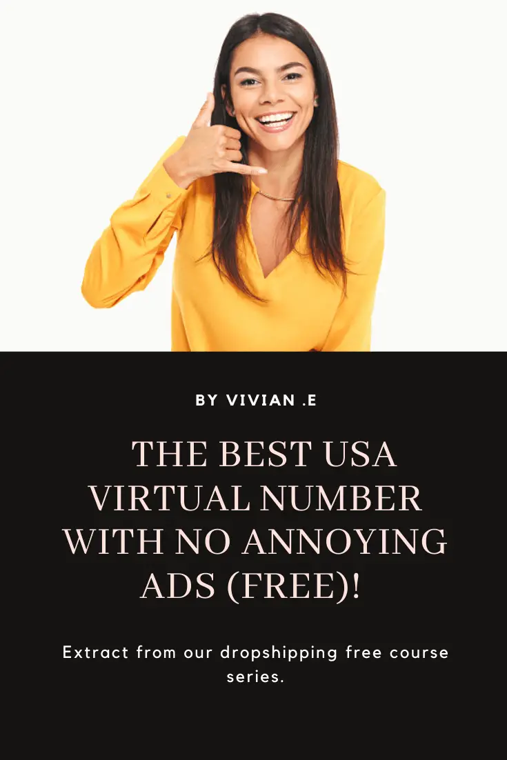 The best USA virtual phone number with no annoying ads (free)!