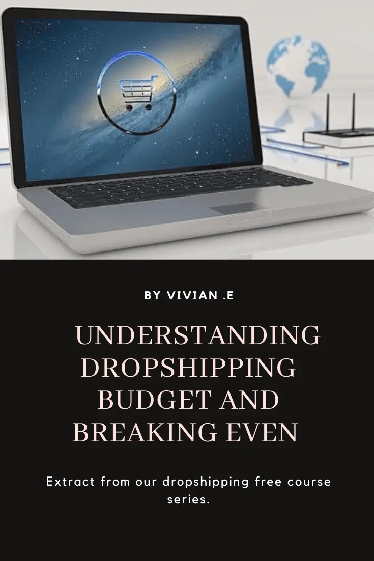 Understanding dropshipping; Budget and breaking even.