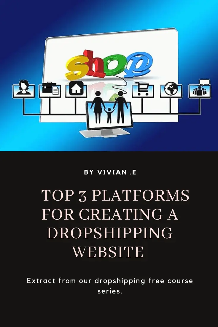 Top 3  platforms for creating a dropshipping website