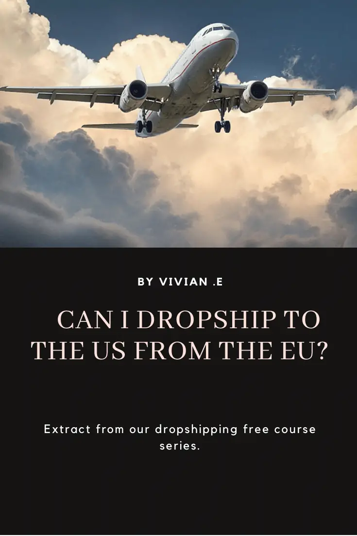 Mohu dropshipping do USA z EU?