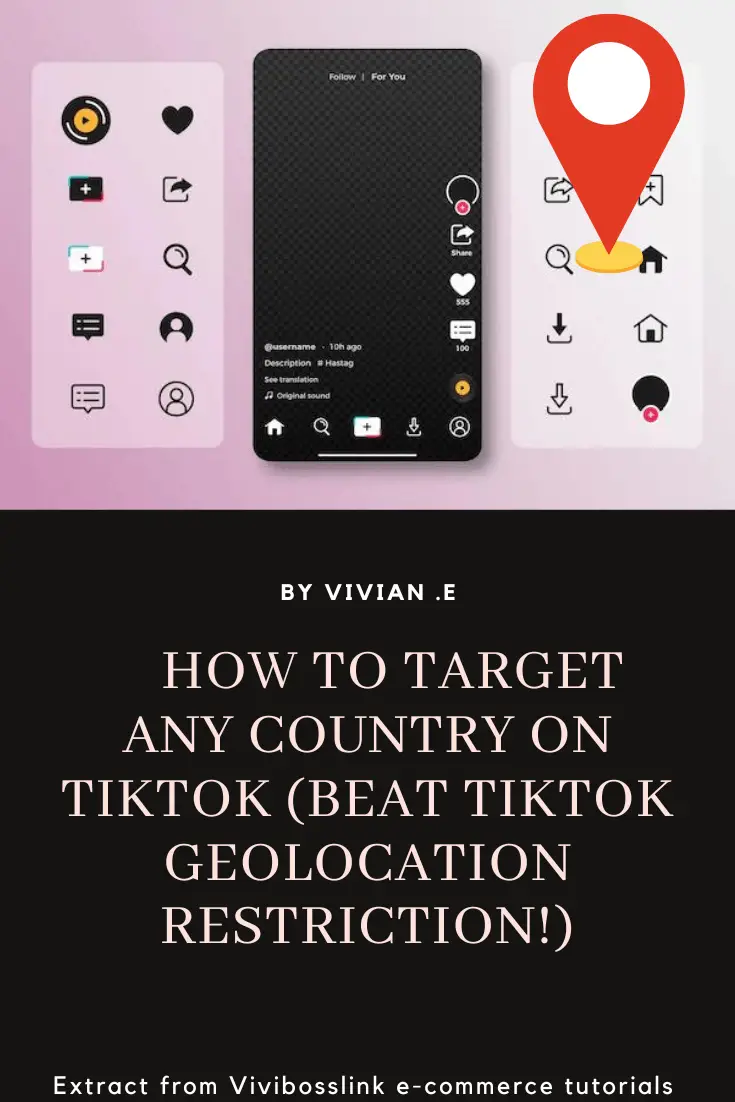How to target any country on tiktok (Beat tiktok geolocation restriction!)