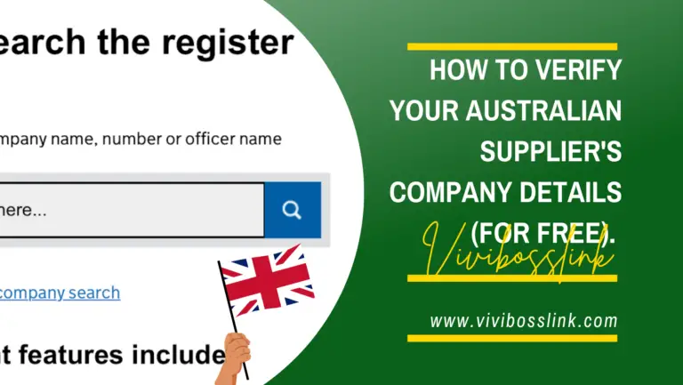 How to verify your UK Supplier’s Company details (for free).